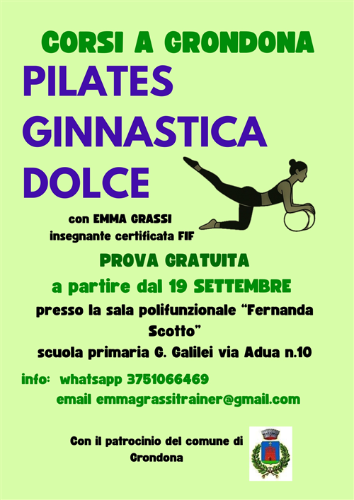 Corsi di pilates e ginnastica dolce